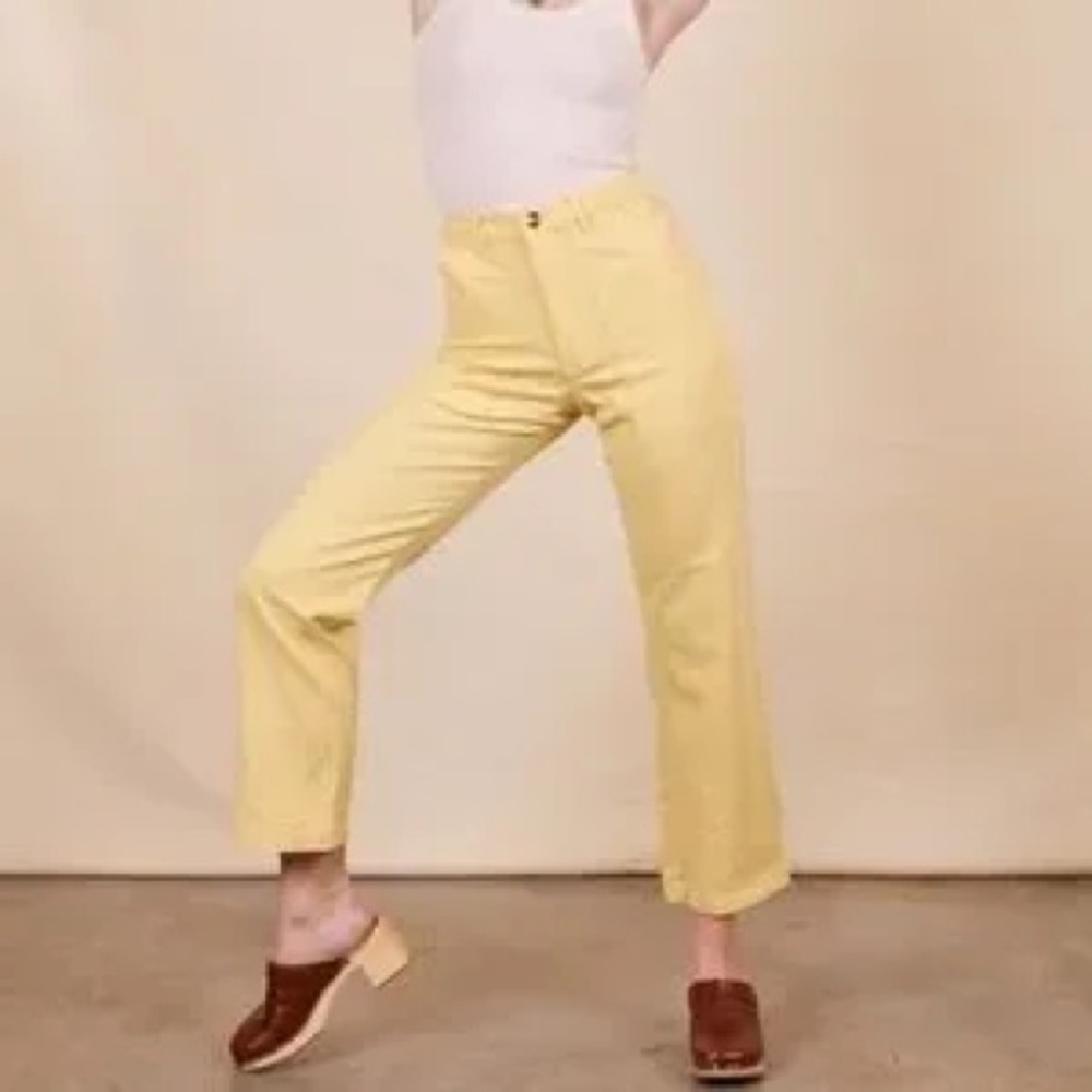 Big Bud Press Butter Yellow Work Pants